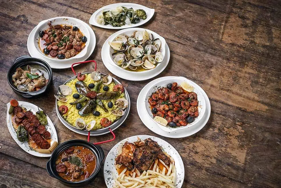 Portuguese traditional tapas food.